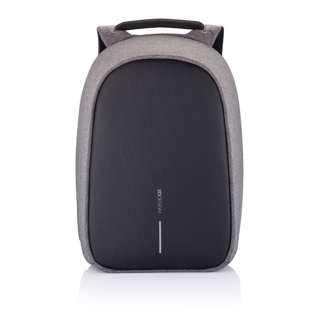 Ultimate Anti-Theft Cut-Resistant Grey Bobby Hero XL Backpack with USB Charging